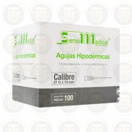 AGUJAS HIPODERMICAS 27X13 MM