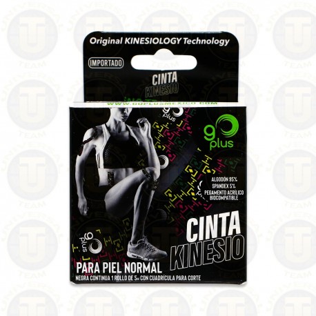 Cinta Kinesiologica Go Plus 1 Rollo con Cuadricula de Corte