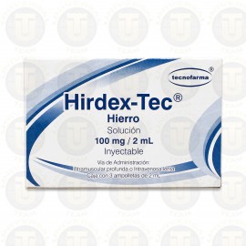 HIRDEX TEC, 3 AMPOLLETAS DE 2 ML, TECNOFARMA