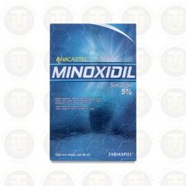 ANACASTEL MINOXIDIL SOLUCION TOPICA 5% FRASCO CON 60 ML