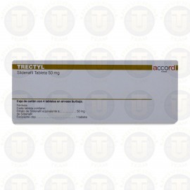 SILDENAFIL TRECTYL, 4 TABLETAS DE 50 MG, ACCORD FARMA