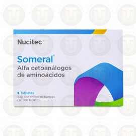 SOMERAL ALFA CETOANALOGOS DE AMINOACIDOS 100 TABLETAS NUCITEC